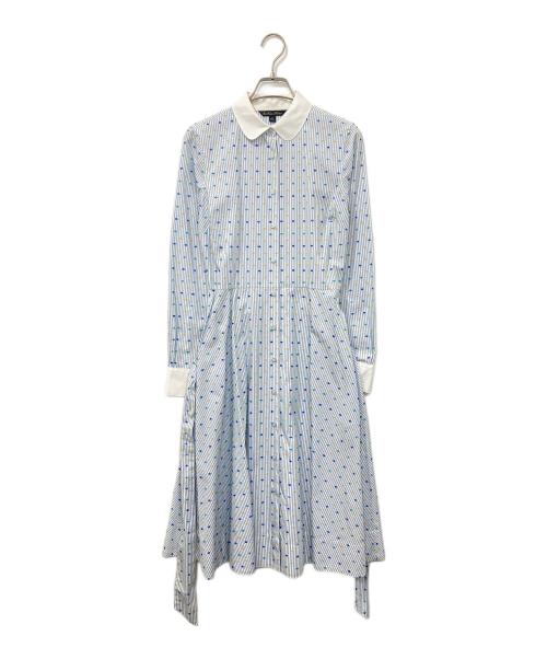 BROOKS BROTHERS（ブルックスブラザーズ）BROOKS BROTHERS (ブルックスブラザーズ) ロングシャツワンピース ブルー サイズ:2の古着・服飾アイテム