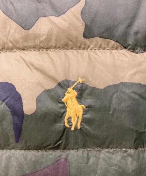 POLO RALPH LAUREN（ポロ・ラルフローレン）POLO RALPH LAUREN (ポロ・ラルフローレン) カモ柄ダウンジャケット オリーブ サイズ:Mの古着・服飾アイテム