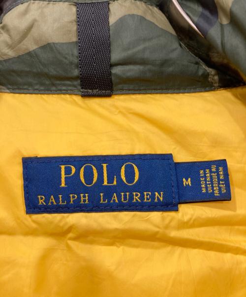 POLO RALPH LAUREN（ポロ・ラルフローレン）POLO RALPH LAUREN (ポロ・ラルフローレン) カモ柄ダウンジャケット オリーブ サイズ:Mの古着・服飾アイテム