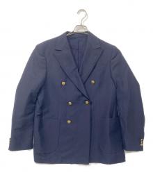 D.C. White（ディーシーホワイト）の古着「WOOL LINEN 6B SUMMER BLAZER」｜ネイビー