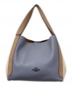 COACHコーチ）の古着「ハドリー ホーボー カラーブロック」｜ブルー×ベージュ