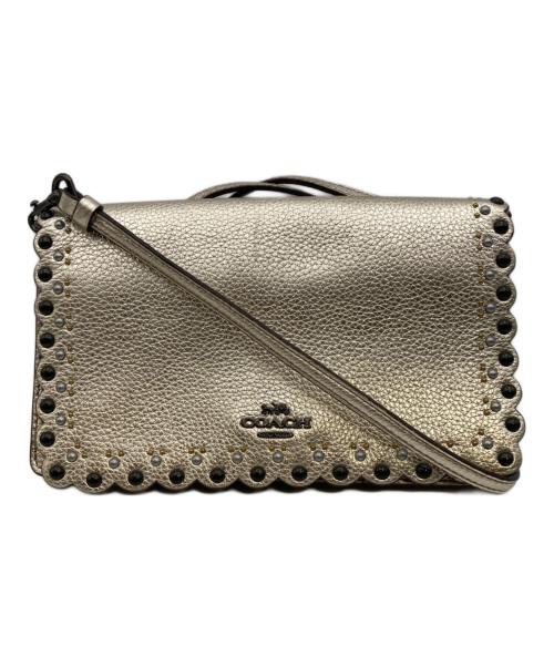 COACH（コーチ）COACH (コーチ) バッグ ゴールドの古着・服飾アイテム