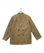 STEVEN ALANスティーブンアラン）の古着「DUCK 4B DOUBLE BREASTED JACKET-NARROW」｜ベージュ