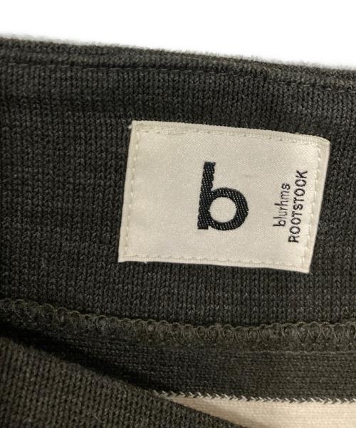 blurhms ROOTSTOCK（ブラームスルーツストック）blurhms ROOTSTOCK (ブラームスルーツストック) ボーダー バスク シャツ ブラック×ホワイト サイズ:2の古着・服飾アイテム