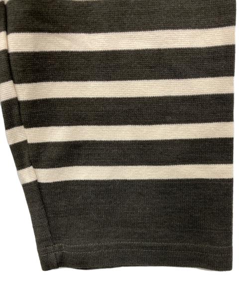 blurhms ROOTSTOCK（ブラームスルーツストック）blurhms ROOTSTOCK (ブラームスルーツストック) ボーダー バスク シャツ ブラック×ホワイト サイズ:2の古着・服飾アイテム