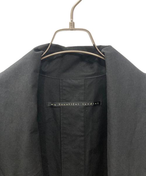 My Beautiful Landlet（マイビューティフルランドレット）My Beautiful Landlet (マイビューティフルランドレット) ロングコート ブラックの古着・服飾アイテム