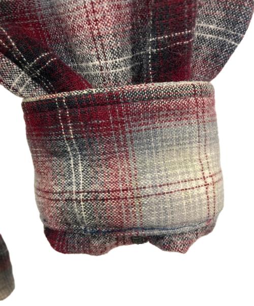 PENDLETON（ペンドルトン）PENDLETON (ペンドルトン) ボードシャツ グレー×レッド サイズ:Sの古着・服飾アイテム