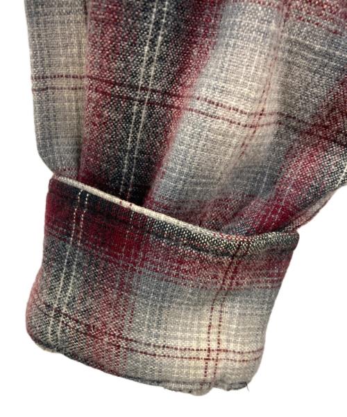 PENDLETON（ペンドルトン）PENDLETON (ペンドルトン) ボードシャツ グレー×レッド サイズ:Sの古着・服飾アイテム