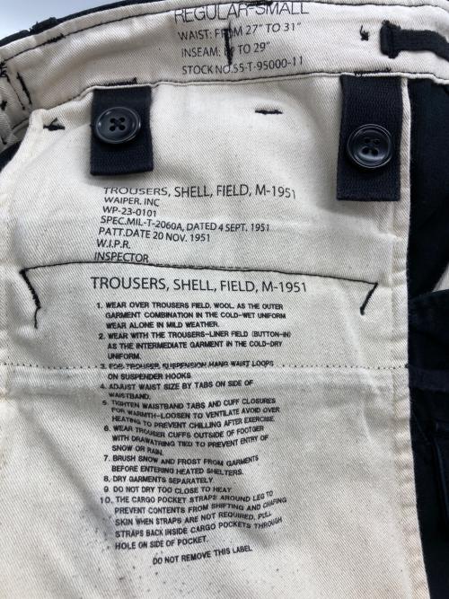 waiper（ワイパー）waiper (ワイパー) M-1951 フィールドカーゴパンツ ブラック サイズ:REGULAR-SMALLの古着・服飾アイテム