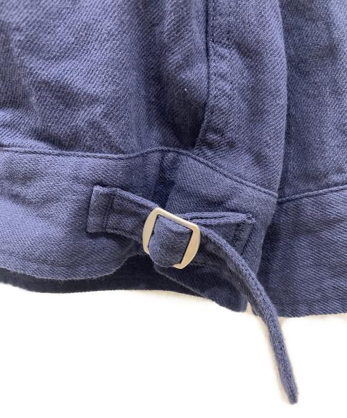 HOUSTON（ヒューストン）HOUSTON (ヒューストン) COTTON LINEN FFA JACKET/コットンリネンFFAジャケット ネイビー サイズ:LARGEの古着・服飾アイテム