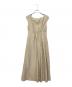 MaxMara (マックスマーラ) ノースリーブロングワンピース ベージュ サイズ:36：5000円