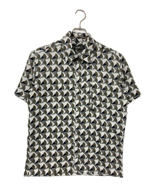 GAULTIER HOMME objet（ゴルチエオムオブジェ）GAULTIER HOMME objet (ゴルチエオムオブジェット) 総柄シャツ ブラウン サイズ:48の古着・服飾アイテム