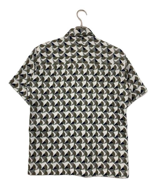 GAULTIER HOMME objet（ゴルチエオムオブジェ）GAULTIER HOMME objet (ゴルチエオムオブジェット) 総柄シャツ ブラウン サイズ:48の古着・服飾アイテム