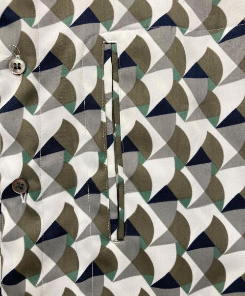 GAULTIER HOMME objet（ゴルチエオムオブジェ）GAULTIER HOMME objet (ゴルチエオムオブジェット) 総柄シャツ ブラウン サイズ:48の古着・服飾アイテム