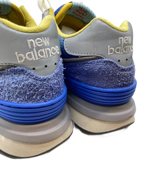 NEW BALANCE（ニューバランス）NEW BALANCE (ニューバランス) BODEGA (ボデガ) ローカットスニーカー　U574LGD1 ブルー サイズ:27.5cmの古着・服飾アイテム