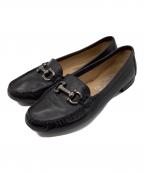 Salvatore Ferragamoサルヴァトーレ フェラガモ）の古着「ガンチーニローファー」｜ブラック