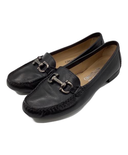 Salvatore Ferragamo（サルヴァトーレ フェラガモ）Salvatore Ferragamo (サルヴァトーレ フェラガモ) ガンチーニローファー ブラック サイズ:7の古着・服飾アイテム