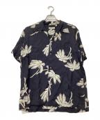 Sun Surfサンサーフ）の古着「COCO PALMS アロハシャツ」｜ネイビー