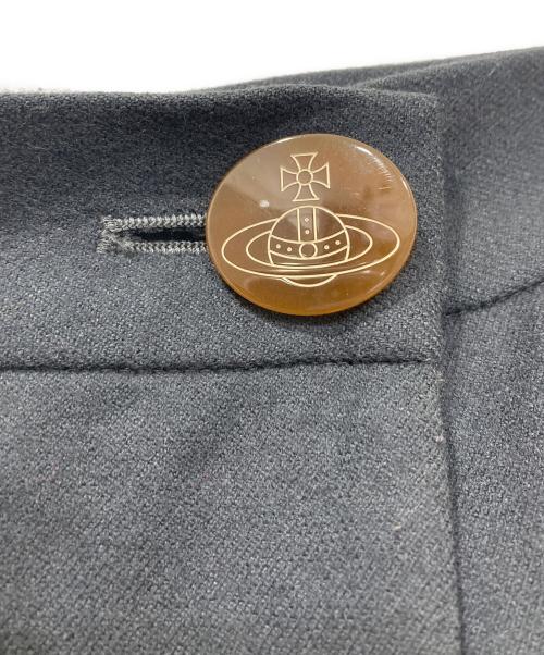 Vivienne Westwood RED LABEL（ヴィヴィアンウエストウッドレッドレーベル）Vivienne Westwood RED LABEL (ヴィヴィアンウエストウッドレッドレーベル) ラップフレアスカート チャコールグレー サイズ:3の古着・服飾アイテム