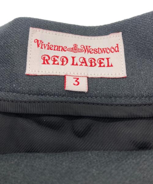 Vivienne Westwood RED LABEL（ヴィヴィアンウエストウッドレッドレーベル）Vivienne Westwood RED LABEL (ヴィヴィアンウエストウッドレッドレーベル) ラップフレアスカート チャコールグレー サイズ:3の古着・服飾アイテム