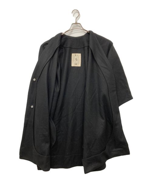 いろは（イロハ）いろは (イロハ) コート ブラック サイズ:記載なしの古着・服飾アイテム