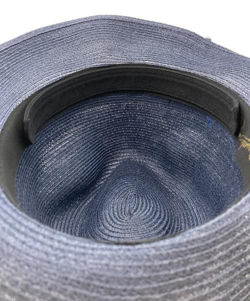 BORSALINO（ボルサリーノ）BORSALINO (ボルサリーノ) カナパ中折れハット ネイビー サイズ:59の古着・服飾アイテム