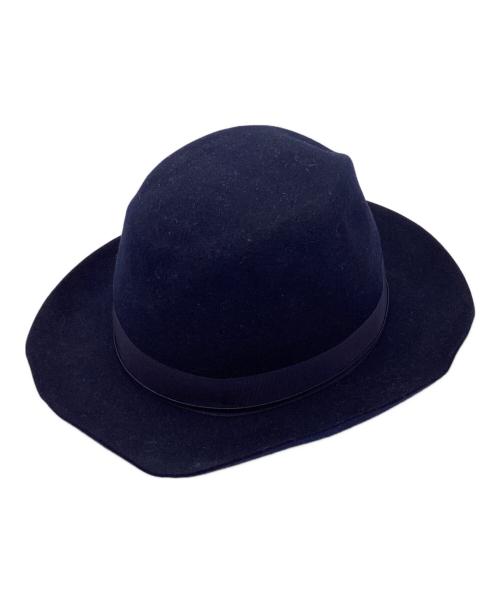 BORSALINO（ボルサリーノ）BORSALINO (ボルサリーノ) フェルトハット ネイビー サイズ:59の古着・服飾アイテム