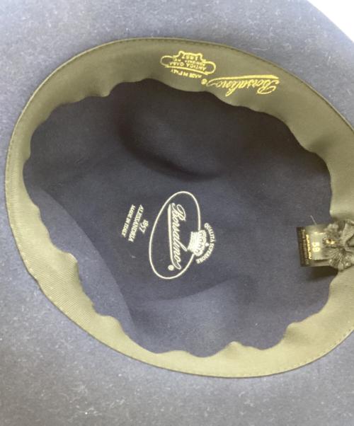 BORSALINO（ボルサリーノ）BORSALINO (ボルサリーノ) フェルトハット ネイビー サイズ:59の古着・服飾アイテム