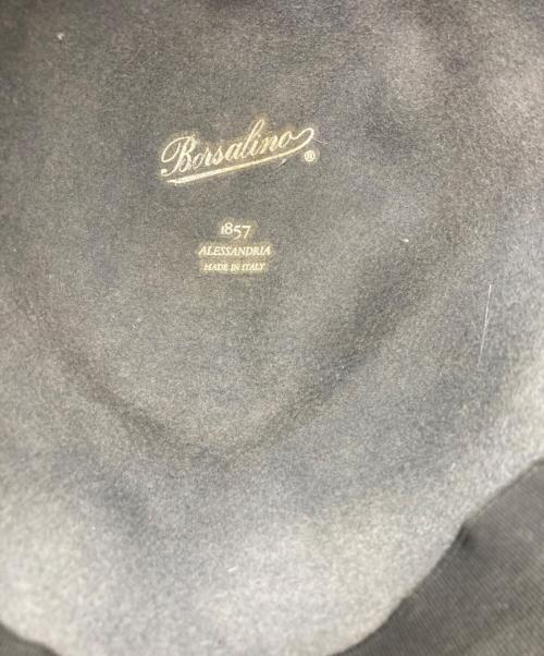 BORSALINO（ボルサリーノ）BORSALINO (ボルサリーノ) ラビットウールハット グレー サイズ:58の古着・服飾アイテム