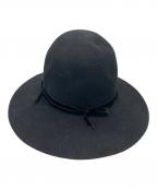 TAKAHIROMIYASHITA TheSoloIst.タカヒロミヤシタ ザソロイスト）の古着「ボーラーハット/ベルベットリボン」｜ブラック