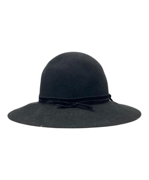 TAKAHIROMIYASHITA TheSoloIst.（タカヒロミヤシタ ザソロイスト）TAKAHIROMIYASHITA TheSoloIst. (タカヒロミヤシタ ザソロイスト) ボーラーハット/ベルベットリボン ブラック サイズ:Mの古着・服飾アイテム