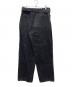COMOLI (コモリ) BELTED DENIM PANTS/ベルテッドデニムパンツ ブラック サイズ:2：20000円