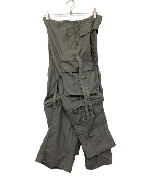 GS THE ULTIMATE EXPERIENCE（ジーエス ジ アルティメイト エクスペリエンス）GS THE ULTIMATE EXPERIENCE (ジーエス ジ アルティメイト エクスペリエンス) テクニカルカーゴパンツ カーキ サイズ:Sの古着・服飾アイテム