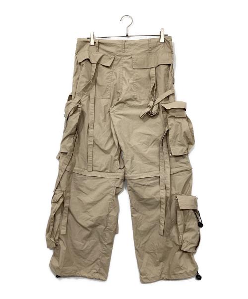 GS THE ULTIMATE EXPERIENCE（ジーエス ジ アルティメイト エクスペリエンス）GS THE ULTIMATE EXPERIENCE (ジーエス ジ アルティメイト エクスペリエンス) テクニカルカーゴパンツ ベージュ サイズ:Sの古着・服飾アイテム