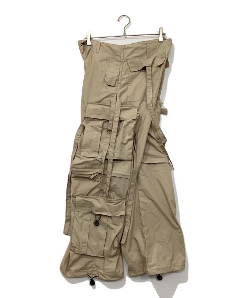GS THE ULTIMATE EXPERIENCE（ジーエス ジ アルティメイト エクスペリエンス）GS THE ULTIMATE EXPERIENCE (ジーエス ジ アルティメイト エクスペリエンス) テクニカルカーゴパンツ ベージュ サイズ:Sの古着・服飾アイテム