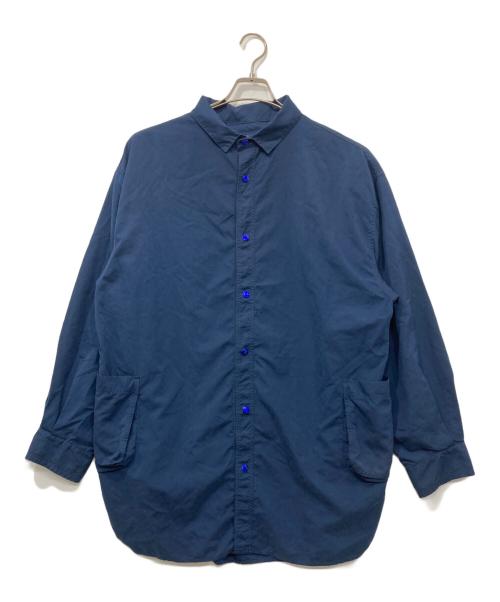 Porter Classic（ポータークラシック）Porter Classic (ポータークラシック) Weather Shirt Jacket/ウェザーシャツジャケット ネイビー サイズ:3の古着・服飾アイテム