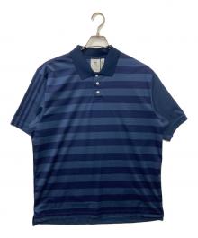 adidas×POP TRADING COMPANY（アディダス×ポップトレーディングカンパニー）の古着「別注ポップポロシャツ」｜ネイビー
