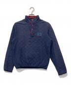Patagoniaパタゴニア）の古着「Diamond Quilt Snap-T PullOver/ダイヤモンドキルトスナップTプルオーバー」｜ネイビー
