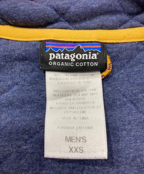 Patagonia（パタゴニア）Patagonia (パタゴニア) Diamond Quilt Snap-T PullOver/ダイヤモンドキルトスナップTプルオーバー ネイビー サイズ:XXSの古着・服飾アイテム