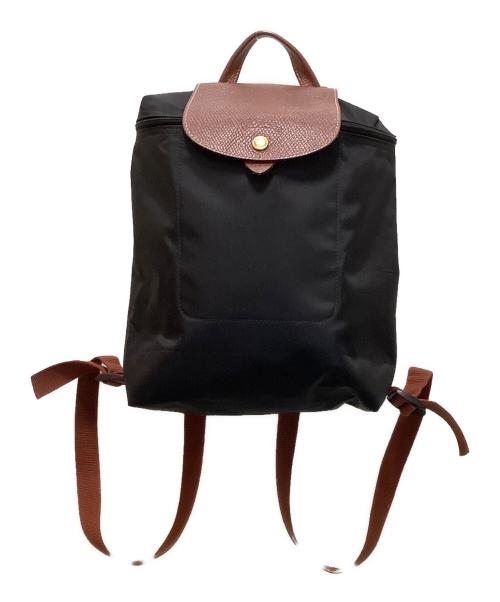 LONGCHAMP（ロンシャン）LONGCHAMP (ロンシャン) ル プリアージュ バックパック ブラックの古着・服飾アイテム