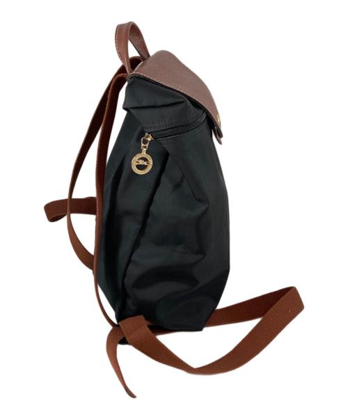 LONGCHAMP（ロンシャン）LONGCHAMP (ロンシャン) ル プリアージュ バックパック ブラックの古着・服飾アイテム