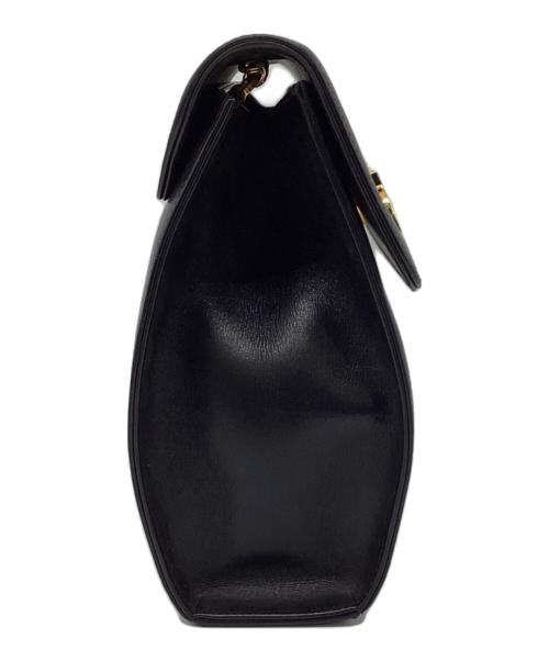 Salvatore Ferragamo（サルヴァトーレ フェラガモ）Salvatore Ferragamo (サルヴァトーレ フェラガモ) ガンチーニ チェーンショルダーバッグ ブラックの古着・服飾アイテム