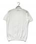 JOHN SMEDLEY (ジョンスメドレー) シーアイランドコットン クルーネック半袖ニット ホワイト サイズ:S：7000円