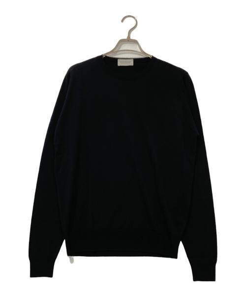 JOHN SMEDLEY（ジョンスメドレー）JOHN SMEDLEY (ジョンスメドレー) ニュージーランドメリノ エクストラファインニット ブラック サイズ:Sの古着・服飾アイテム