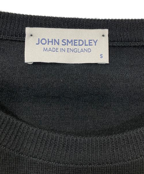 JOHN SMEDLEY（ジョンスメドレー）JOHN SMEDLEY (ジョンスメドレー) ニュージーランドメリノ エクストラファインニット ブラック サイズ:Sの古着・服飾アイテム