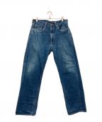 A BATHING APEア ベイシング エイプ）の古着「アーチロゴデニムパンツ」｜ブルー