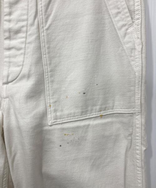 Ron Herman（ロンハーマン）Ron Herman (ロンハーマン) ペイント加工ベイカーパンツ ホワイト サイズ:29の古着・服飾アイテム