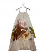 eimy istoireエイミーイストワール）の古着「Shannon flower ワンピース」｜ベージュ