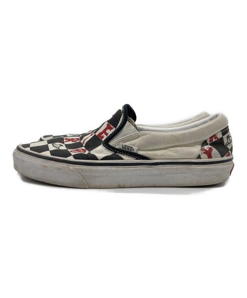 VANS（ヴァンズ）VANS (バンズ) Vivienne Westwood (ヴィヴィアンウエストウッド) SLIP ON ベージュ サイズ:25cm/US7.0/UK6.0/EUR39の古着・服飾アイテム