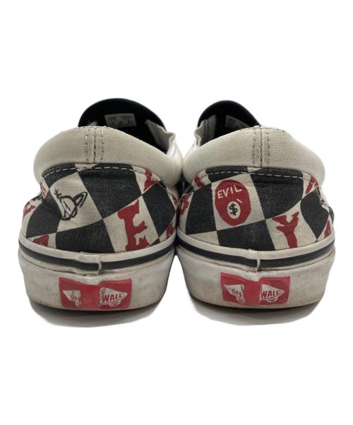 VANS（ヴァンズ）VANS (バンズ) Vivienne Westwood (ヴィヴィアンウエストウッド) SLIP ON ベージュ サイズ:25cm/US7.0/UK6.0/EUR39の古着・服飾アイテム